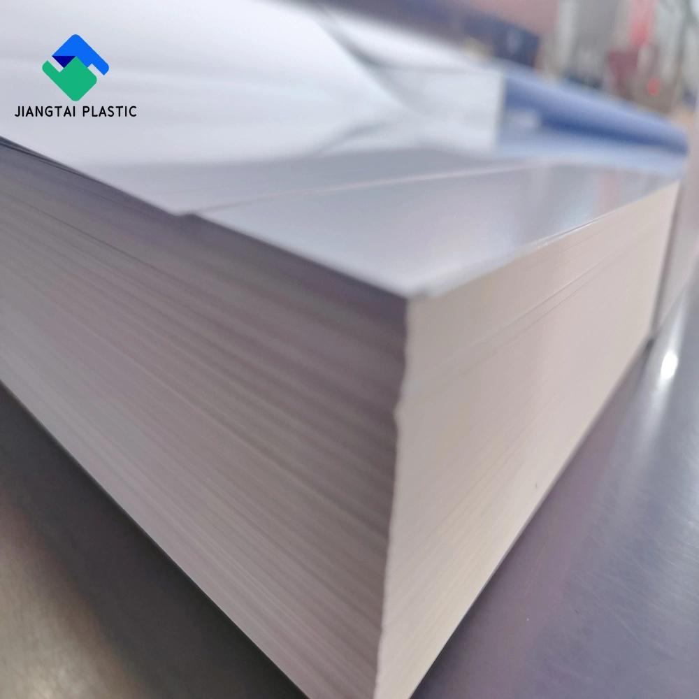 Jiangtai Rigid Offset Printing Vinyl PVC Plastic Sheet Matt White PVC Sheet Roll