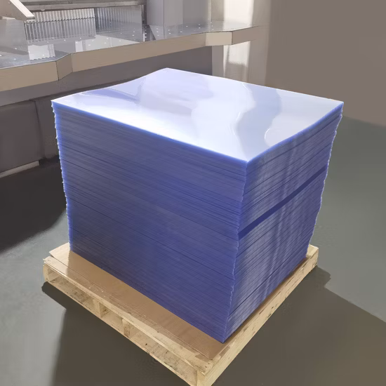 Прозрачный жесткий лист ПВХ для упаковки золотого поставщика